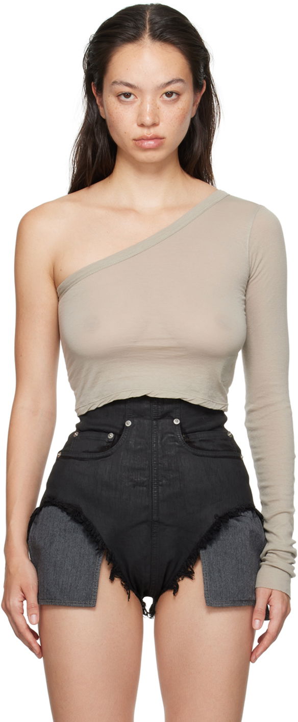 Футболка Rick Owens Porterville Ziggy T-shirt білий | DS02D2216 BH
