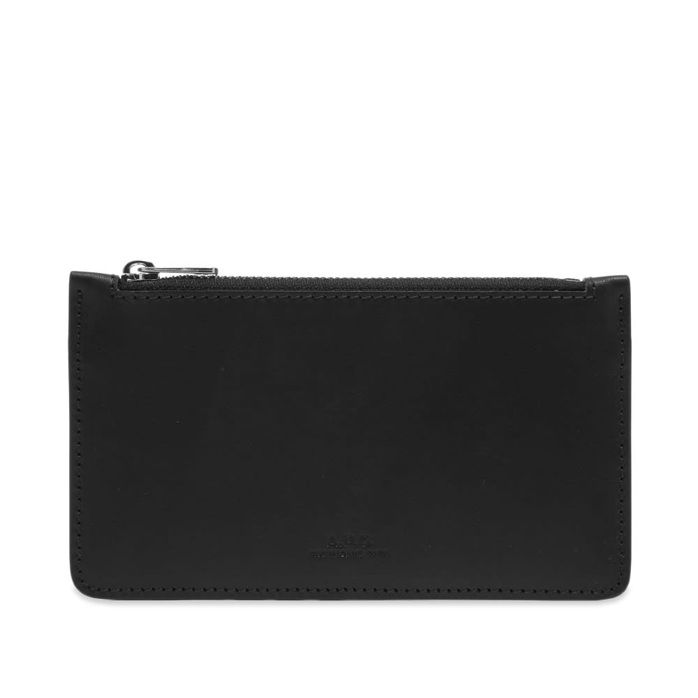 Гаманець A.P.C. Walter Zip Card Wallet чорний | PXAWV-H63205-LZZ, 0