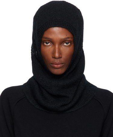 Капелюх Ann Demeulemeester Ann Demeulemeester Vali Knit Balaclava чорний | 2520-W-HT08-KN070-099, 0