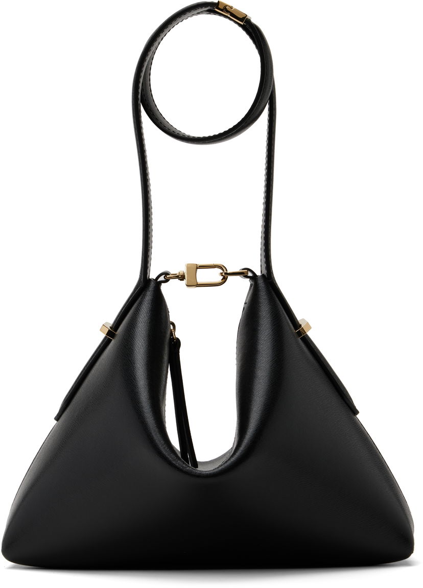 Сумочка TOTEME TOTEME Bevel Leather Wristlet Clutch чорний | 253-WAL0090-LE0025