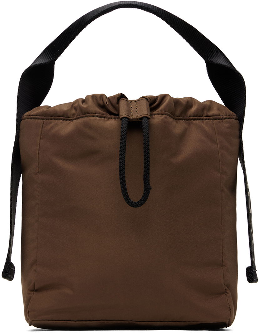 сумка-тоут GANNI Drawstring Tech Tote Bag Коричневий | A6206