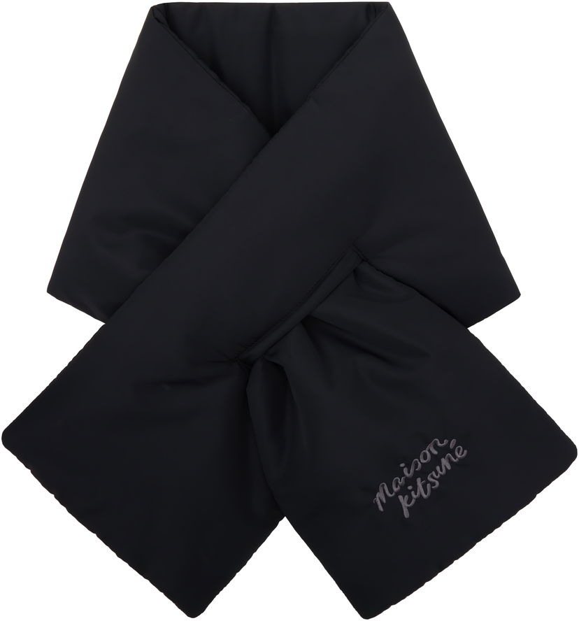 Шарф MAISON KITSUNÉ Puffer Scarf чорний | NM06202WQ4035