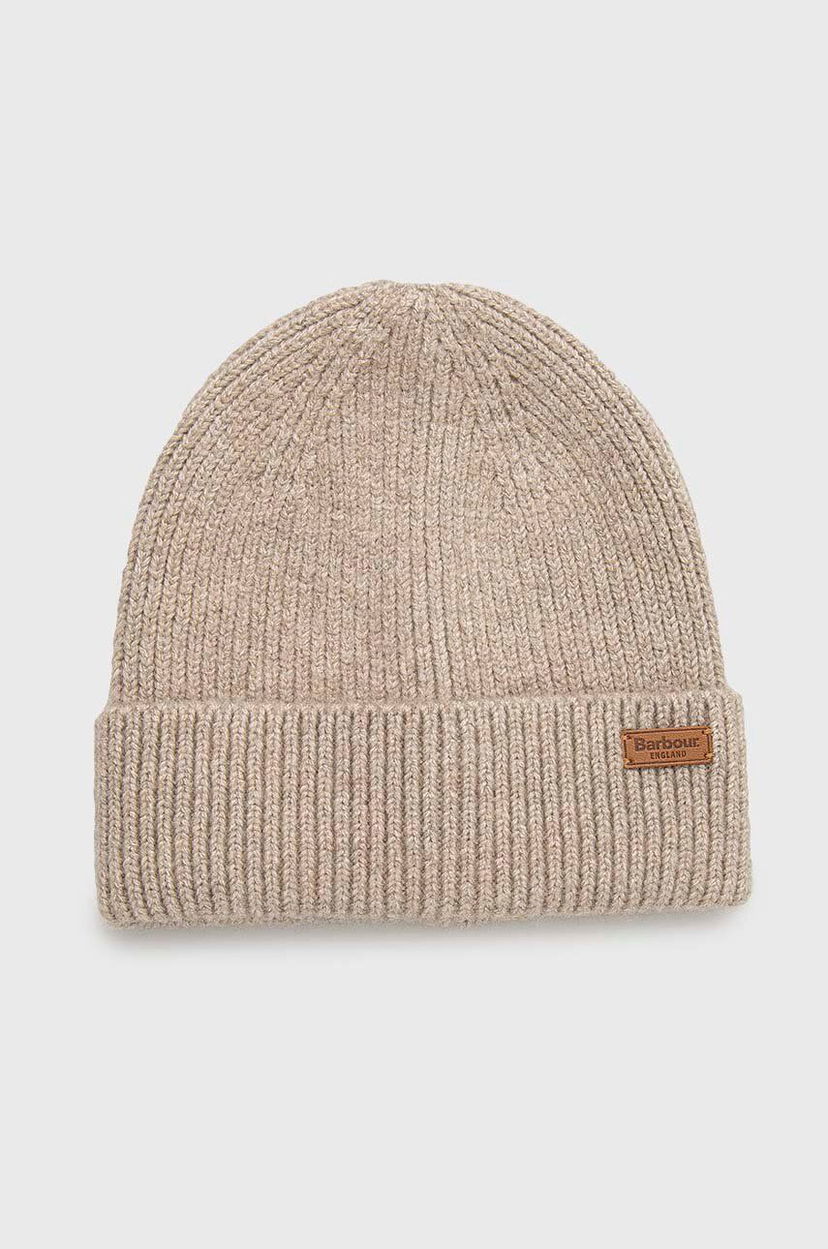 Шапка Barbour Barbour Knit Beanie бежевий | LHA0476
