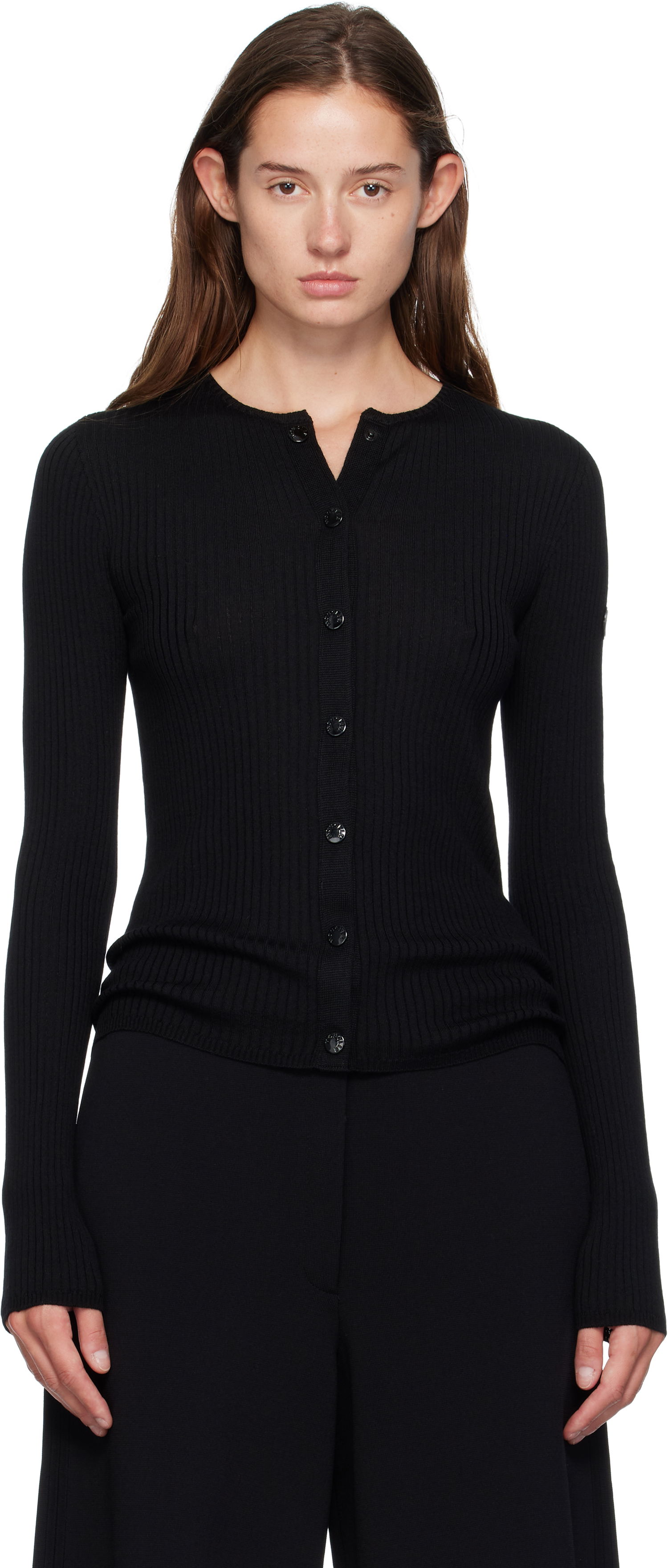 Cветр Moncler Genius x EE72 Wool Cardigan чорний | K24039B00003M1131, 0