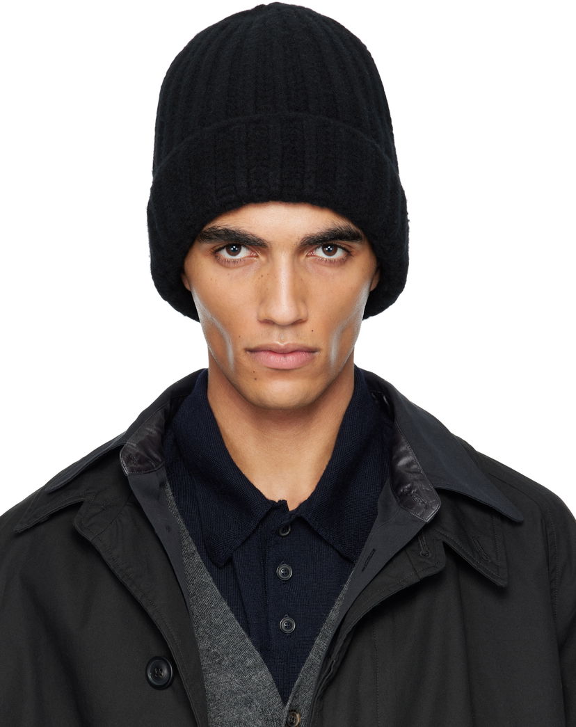 Шапка Maison Margiela Maison Margiela Felted Wool Beanie чорний | S50TB0009 M13091