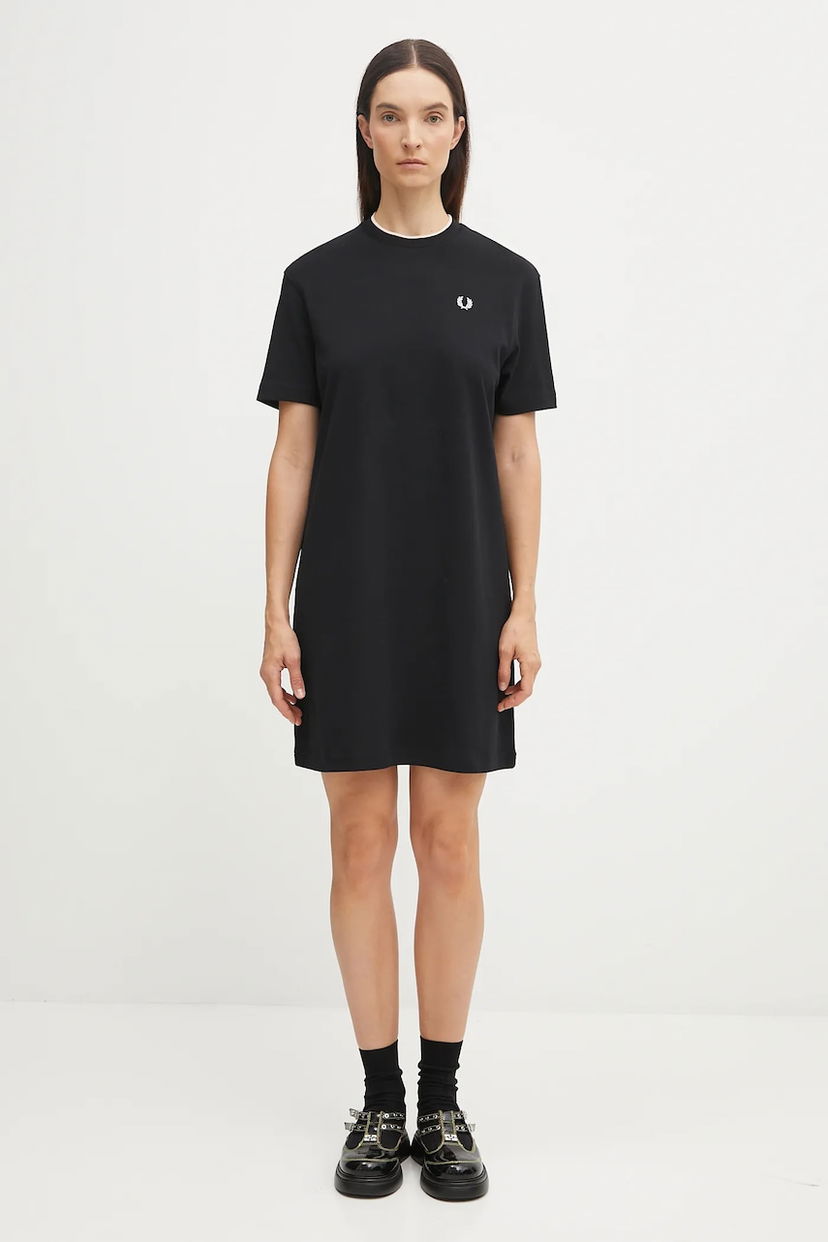 плаття Fred Perry Fred Perry Oversize Mini T-Shirt Dress чорний | D1173