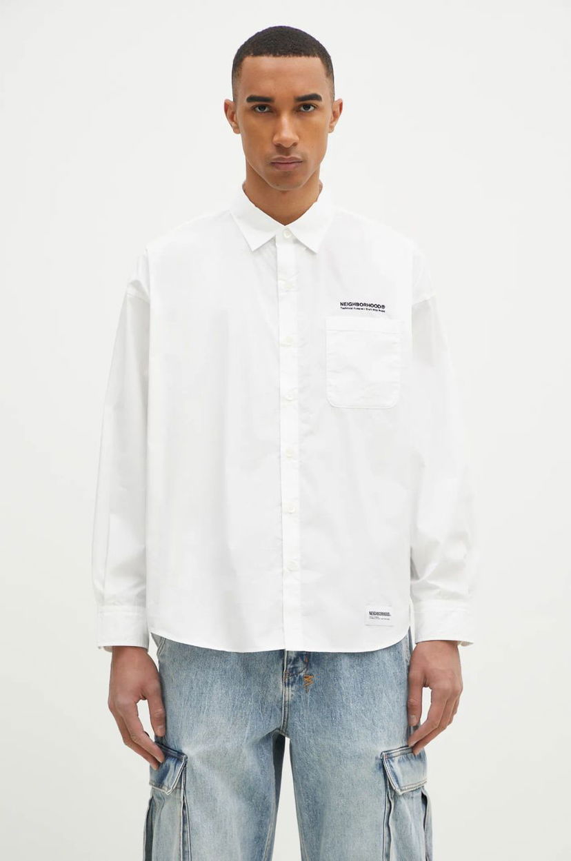 Сорочка Neighborhood NEIGHBORHOOD Relaxed Fit Shirt білий | 242SPNH.SHM03