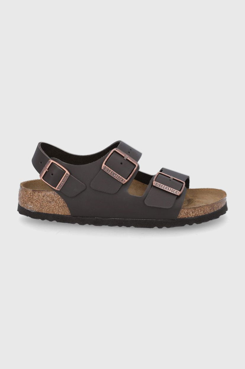 Кросівки та взуття Birkenstock Birkenstock Milano Leather Sandals Коричневий | 34103