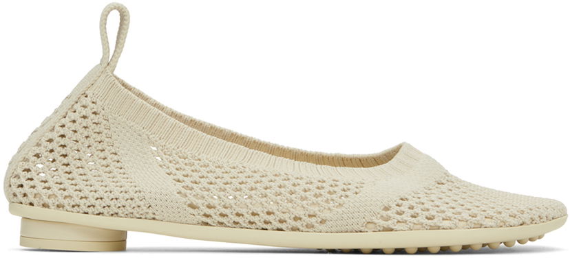 Одяг Bottega Veneta Bottega Veneta Atomic Ballerina Flats бежевий | 787053 V3XY0