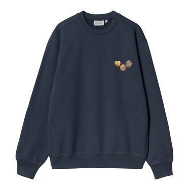 Cветр Carhartt WIP Carhartt WIP Button Sweatshirt темно-синій | I034730_5, 4