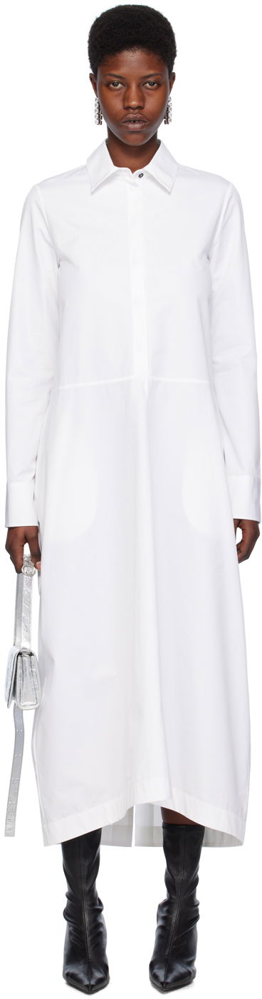 плаття Jil Sander Dress білий | J04CT0005_J45002