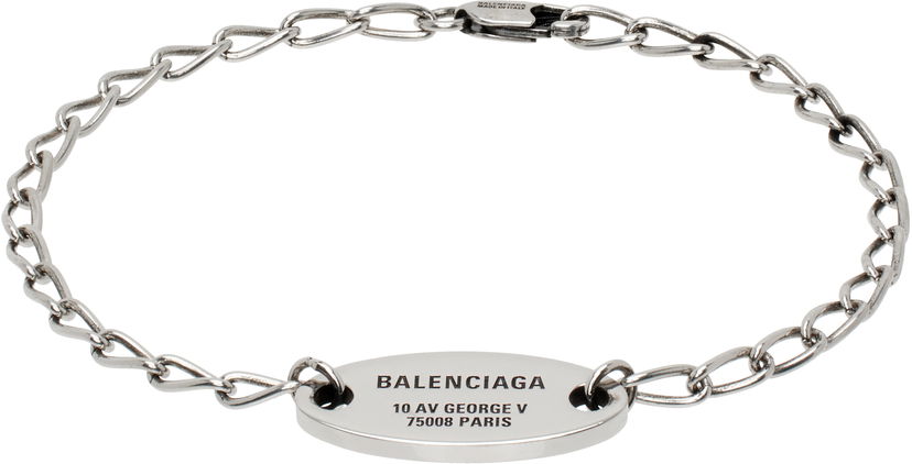 Браслет Balenciaga Balenciaga Everyday Chain Bracelet Металік | 817679TZ99I