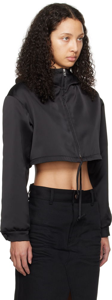 Куртка We11done We11done Cropped Track Jacket чорний | WD-JP0-24-091-W-BK, 1