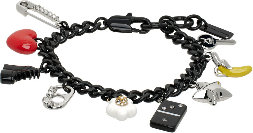 Браслет Marc Jacobs Marc Jacobs 'The Collector Charm' Chain Bracelet with Charms Різнокольоровий | 2P5JBR001J47