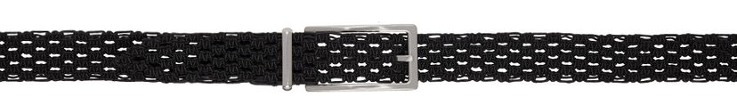 Ремені Bottega Veneta Bottega Veneta Macramé Belt чорний | 652903 V0HR1