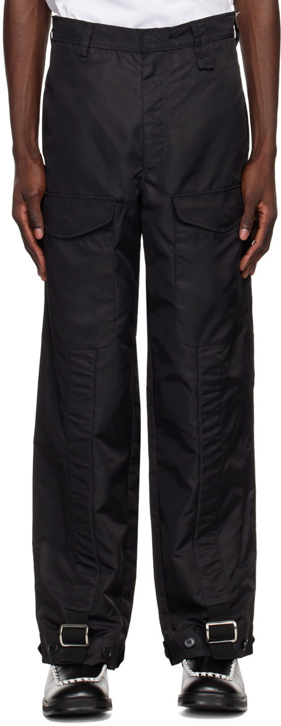 Штани карго Simone Rocha Simone Rocha Cinch Strap Trousers чорний | 4053 1002