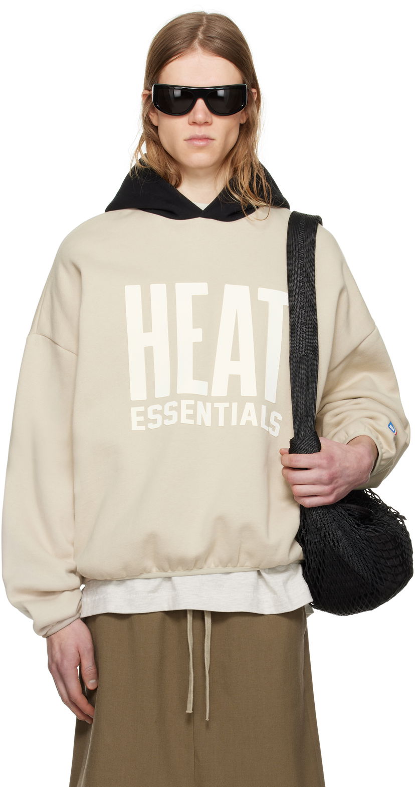 Світшоти Fear of God ESSENTIALS NBA Heat Pull Over Hoodie бежевий | 192AL246302F
