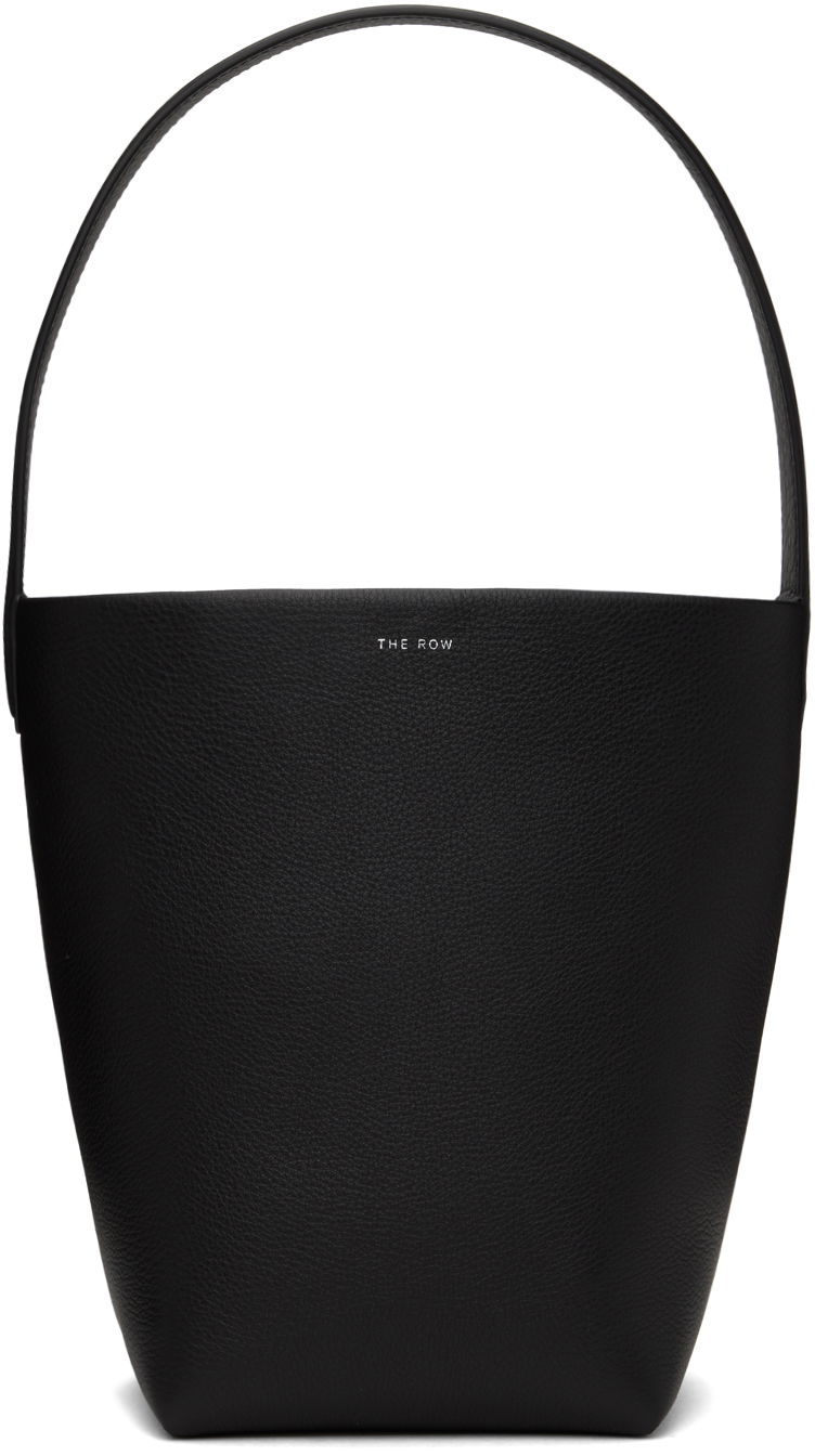 сумка-тоут The Row Small Leather Bucket Bag чорний | W1314-L129