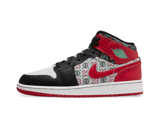 Кросівки та взуття Jordan Air Jordan 1 Mid "Holiday" GS Червоний | DM1208-150