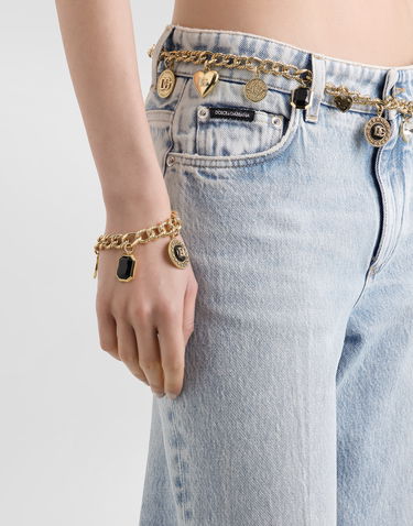 Браслет Dolce & Gabbana Dolce & Gabbana Like A Virgin Gold Charm Bracelet Металік | WBR6V3W1111ZOO00, 1
