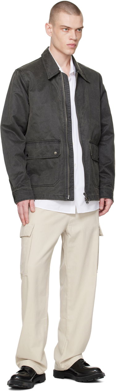 Куртка Samsoe Samsoe Samsøe Samsøe Saluke Zip-Up Jacket Сірий | M24100024, 3