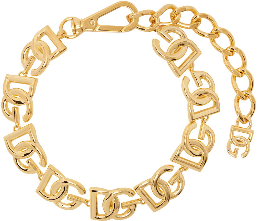 Кольє Dolce & Gabbana Gold 'DG' Choker Металік | WNO4S1 W1111