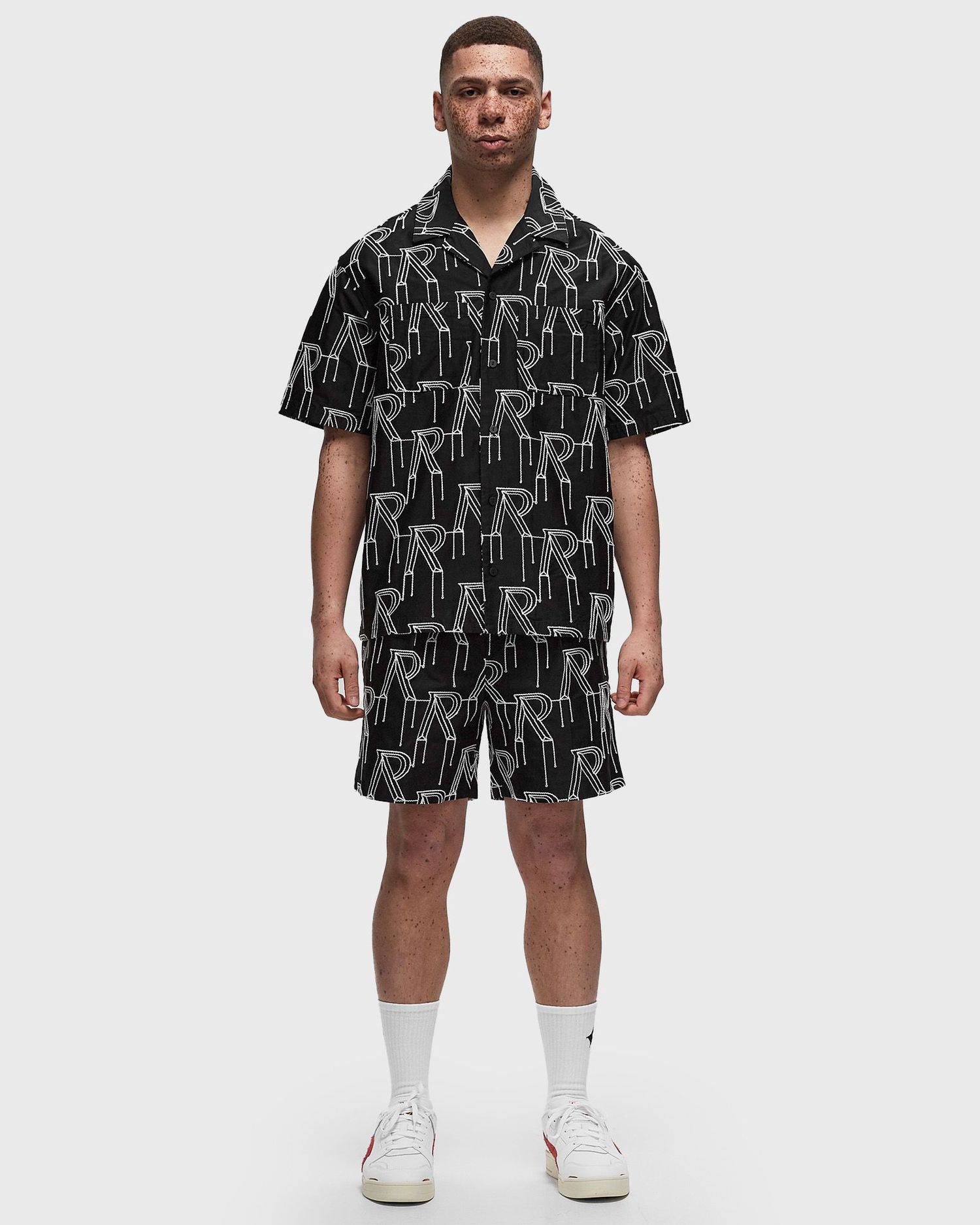 Сорочка Represent Clo Represent EMBRODIERED INITIAL OVERSHIRT чорний | MLM212-01, 1