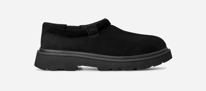 Кросівки та взуття UGG Tasman Lug Suede Slippers чорний | 1166913-BLK