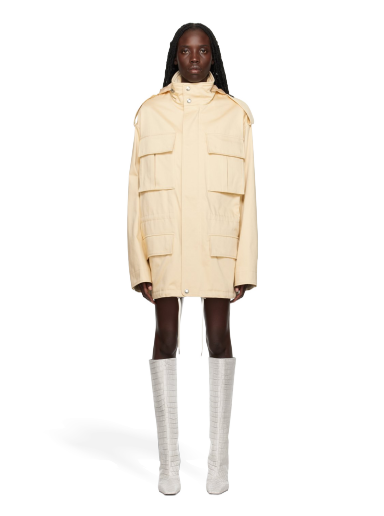 Куртка AMI Patched Pockets Jacket бежевий | HJK304.CO0009