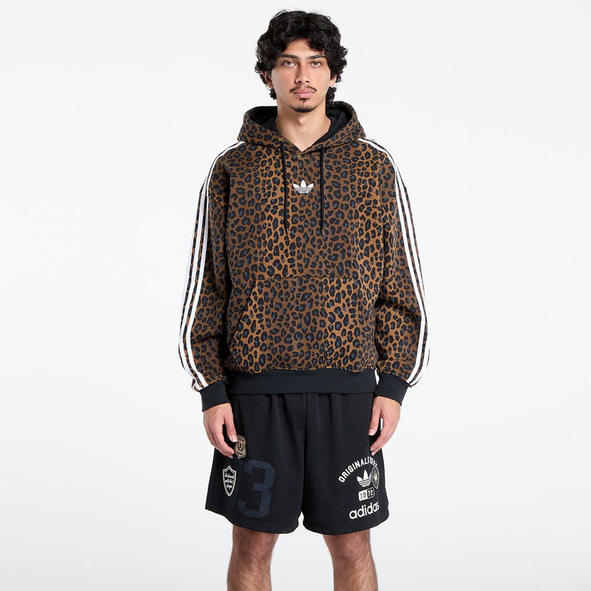 Світшоти adidas Originals Graphic Lo Hoodie Коричневий | JV7560