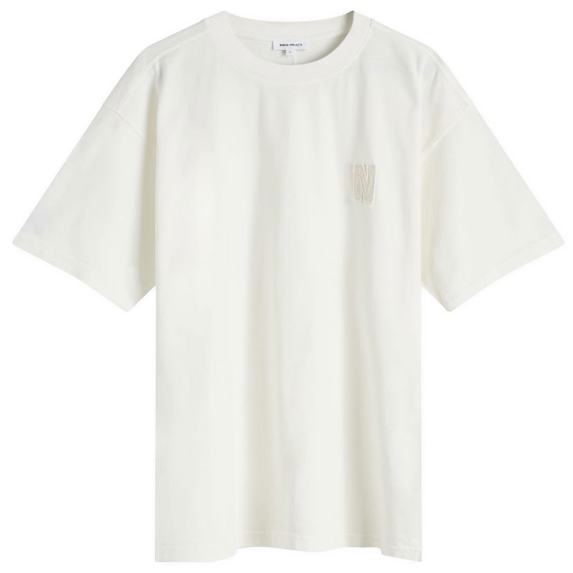 Футболка NORSE PROJECTS Simon Patch Logo T-Shirt білий | N01-0667-0957