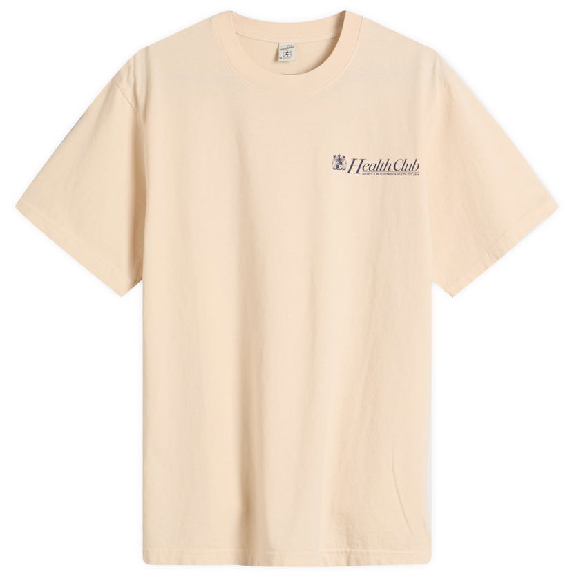 Футболка Sporty & Rich Sporty & Rich Lion Health T-Shirt, Size Large бежевий | TO043620080CR01