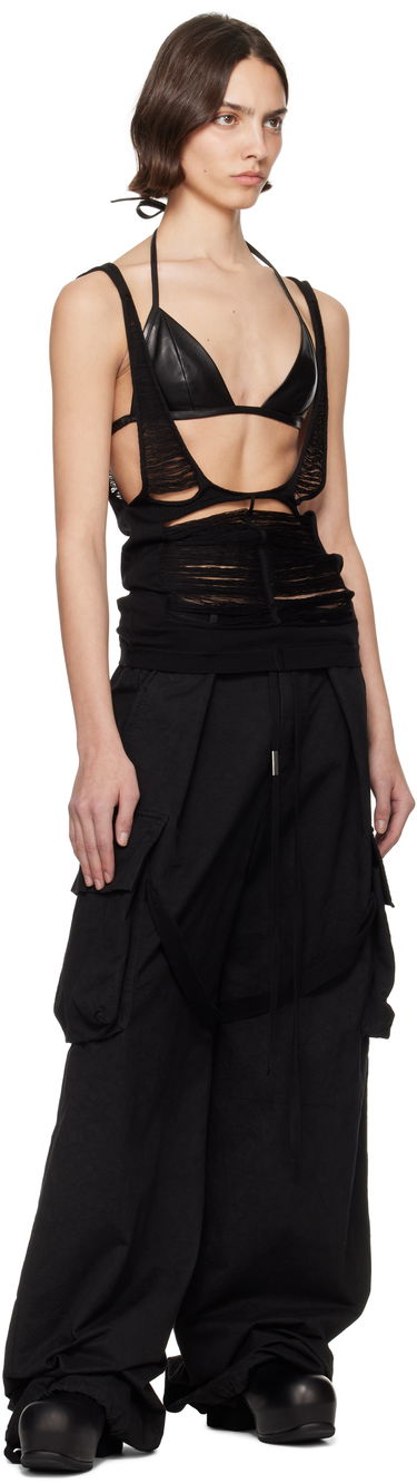 Безрукавка Rick Owens Rick Owens Hollywood Tanja Strapless Top чорний | RO01E7618 KGRIDM, 3