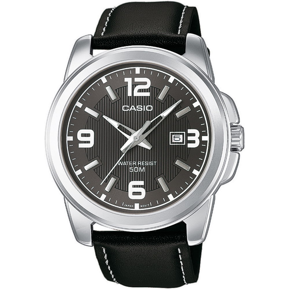 Годинник CASIO MTP-1314PL-8AVEF чорний | MTP-1314PL-8AVEF, 1
