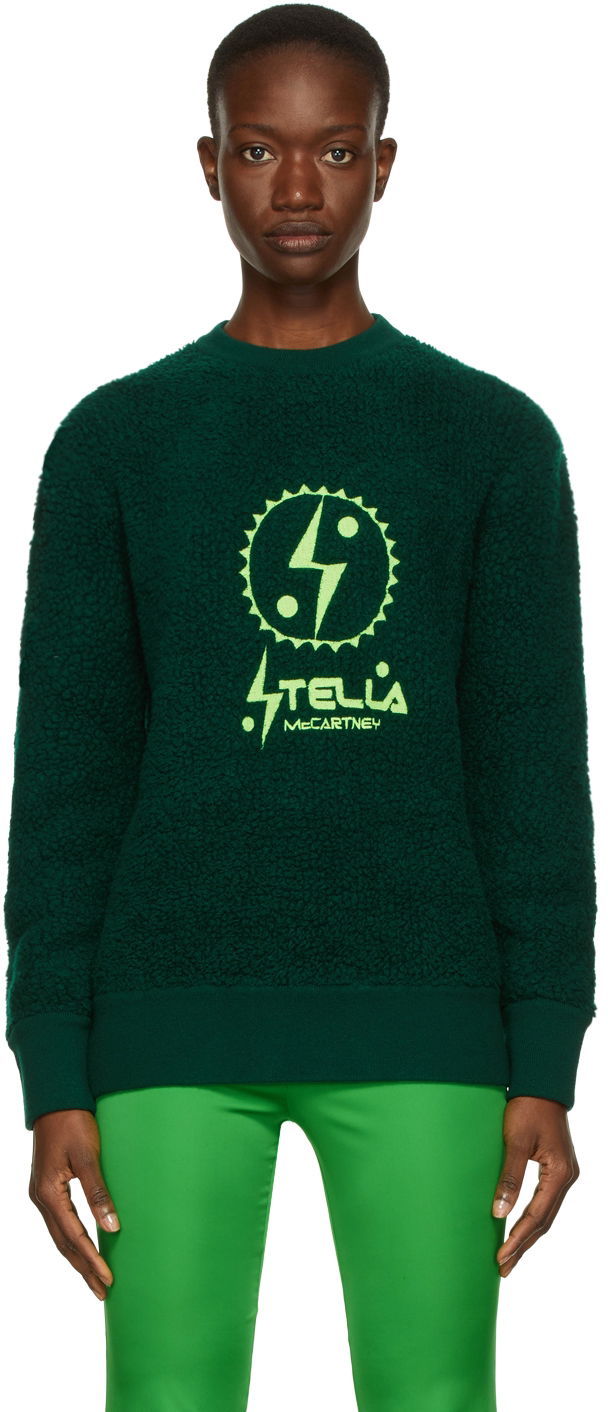 Світшоти Stella McCartney Designer Logo Edition Sweatshirt Зелений | 604103S7242