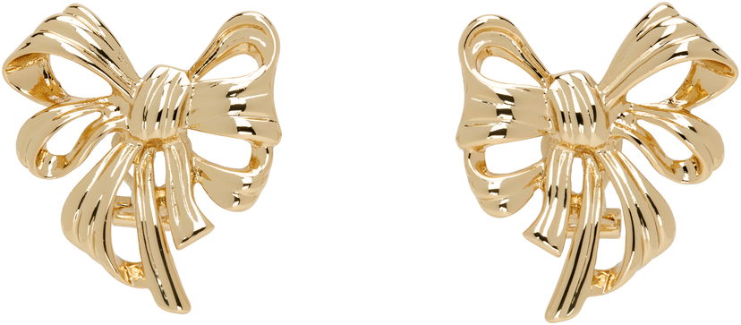 Сережки Anine Bing ANINE BING Bow Earrings Металік | A-15-10711-GLD1