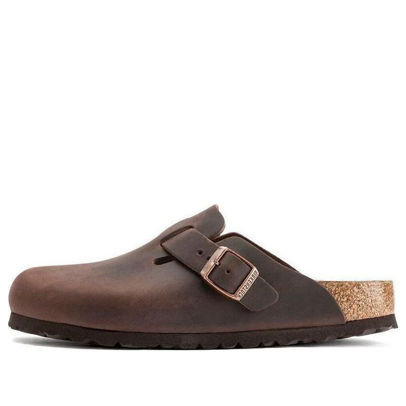 Кросівки та взуття Birkenstock Boston Oiled Leather Clogs Коричневий | 0860133
