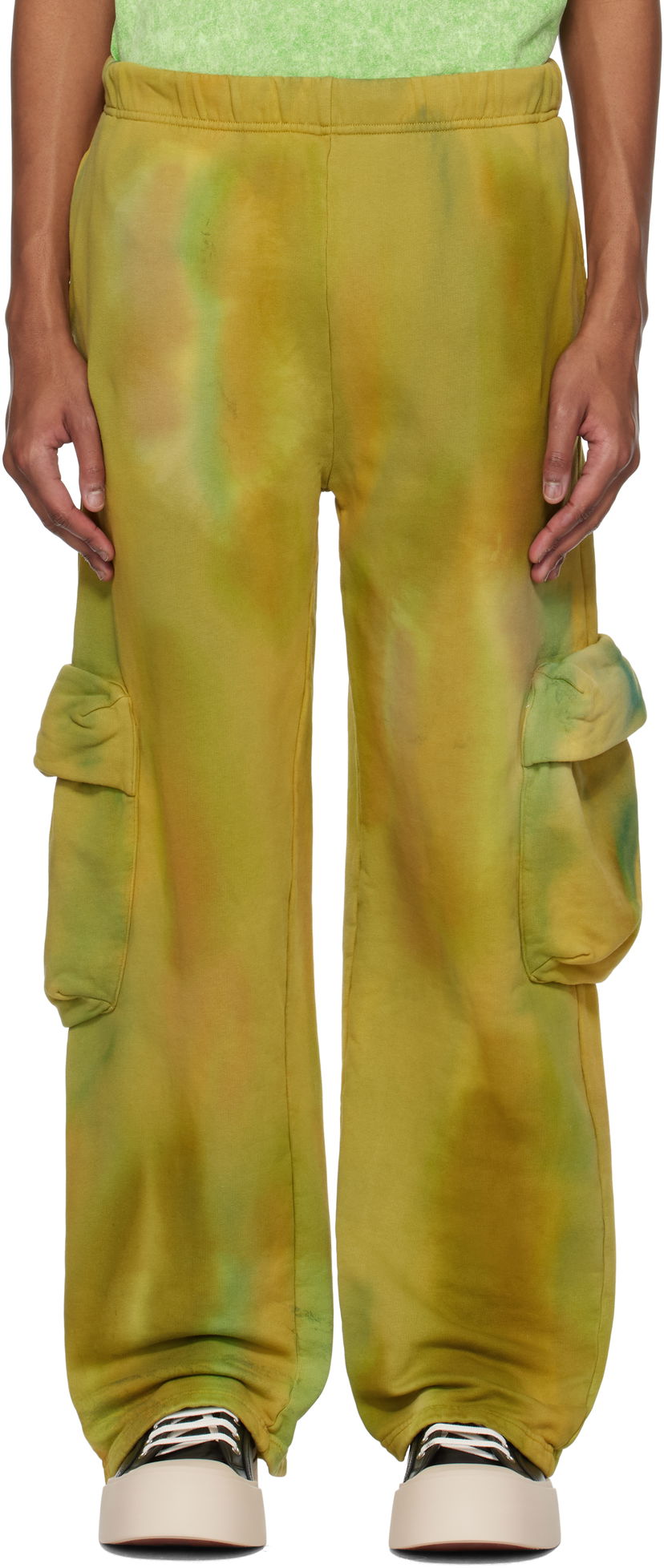 Спортивні штани Collina Strada Collina Strada Deadstock Cotton Cargo Sweatpants Жовтий | XX6014