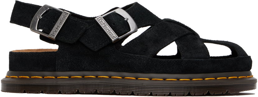 Догляд за взуттям Dr. Martens Dr. Martens Archive Fisherman Suede Sandals чорний | 40787001