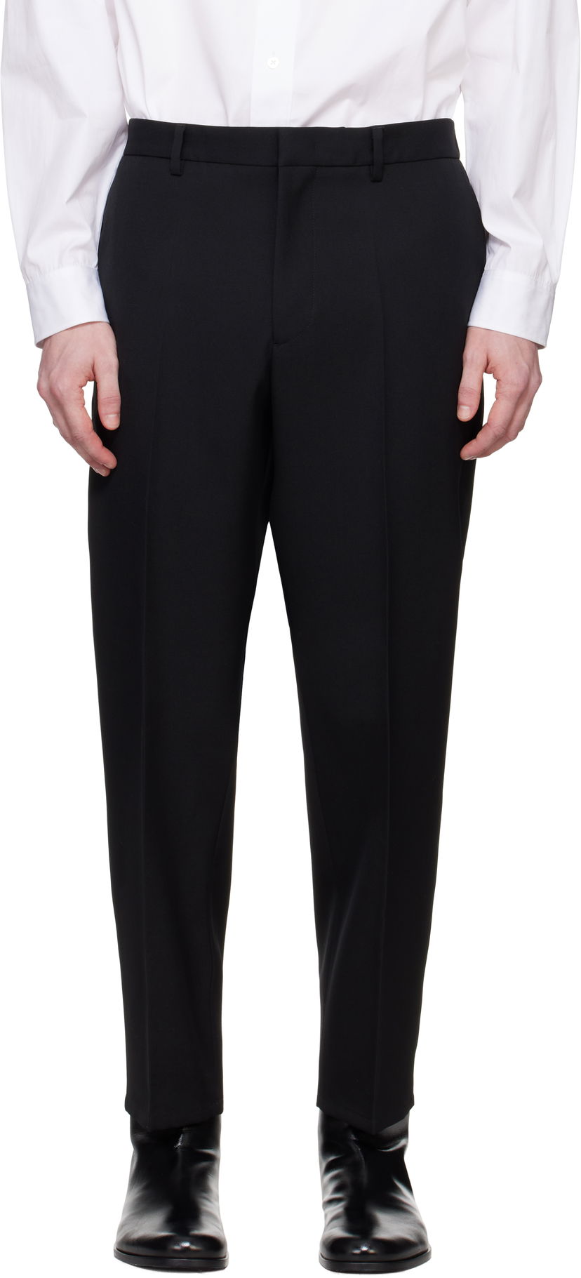 Штани Jil Sander Jil Sander Tapered Trousers чорний | J21KA0011_J40002