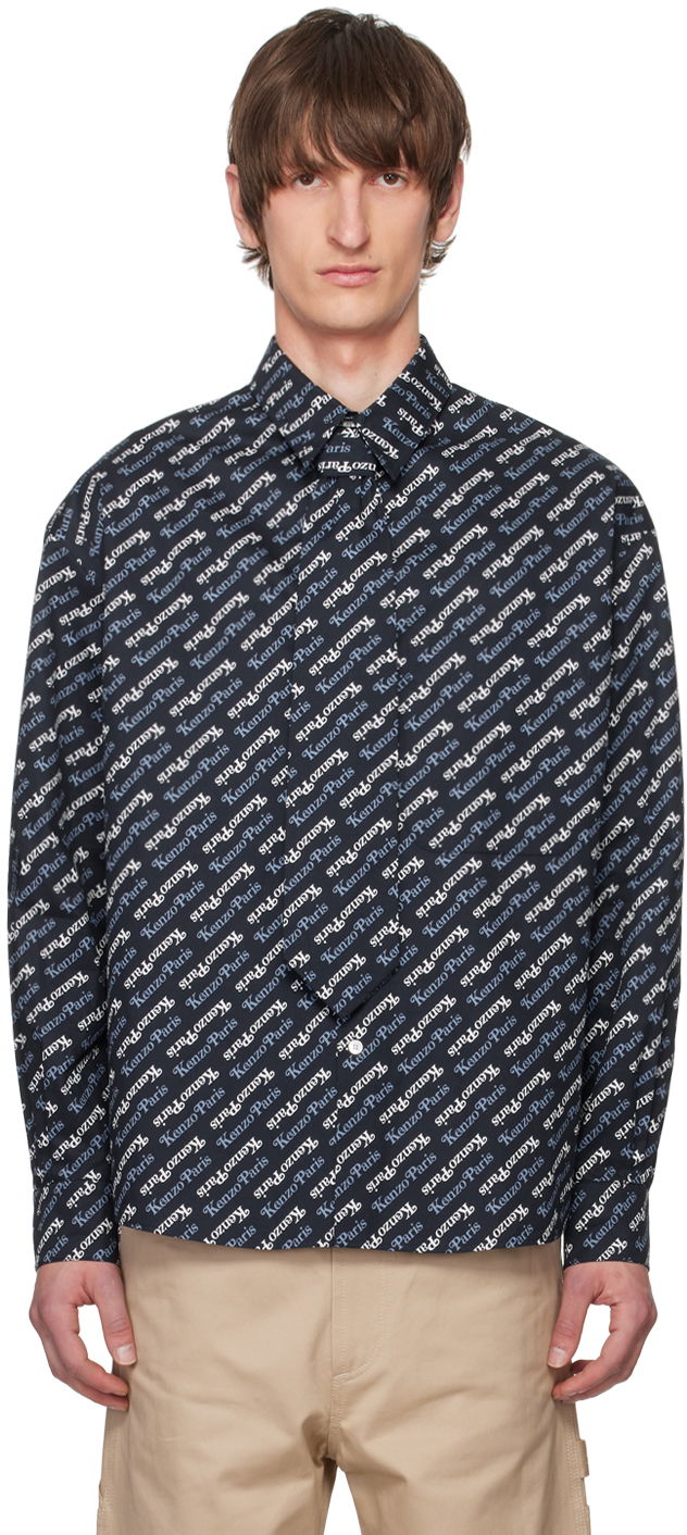 Сорочка KENZO Paris Verdy Edition Shirt темно-синій | FE55CH4219P2