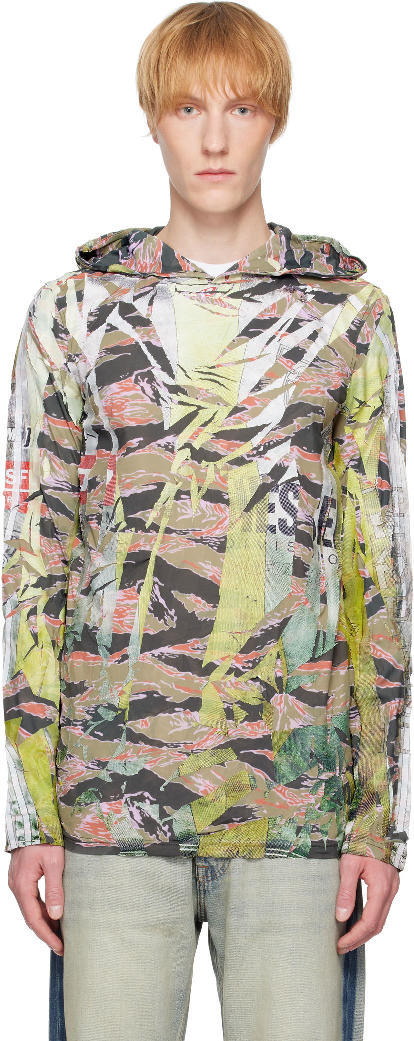 Світшоти Diesel Diesel T-Gillis Graphic-Print Hoodie Різнокольоровий | A18072-0SKBT-5BVA