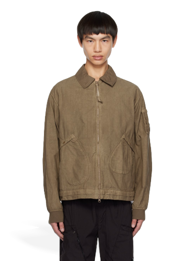 Куртка бомбер C.P. Company Light Bomber Jacket Зелений | 14CMOW226A-006456G