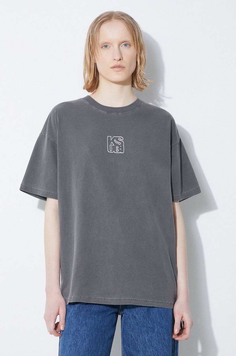 Футболка Ksubi Stacked Oh G Ss Tee T-shirt Сірий | WSP24TE006