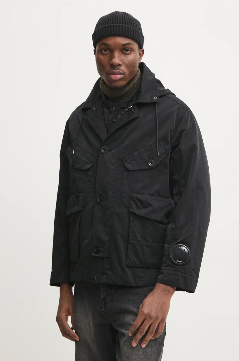 Вітровка C.P. Company Micro Kei Hooded Jacket чорний | 17CMOW224A110089G