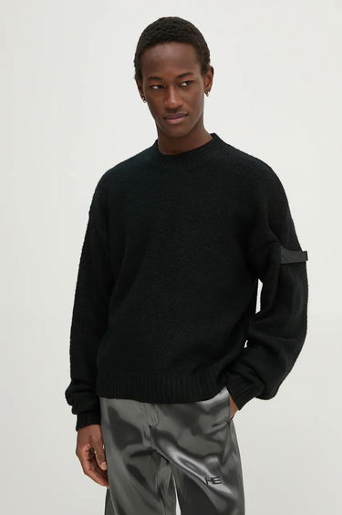 Cветр HELIOT EMIL Lightweight Wool Sweater чорний | AW24.M.07.067.BLK01, 1