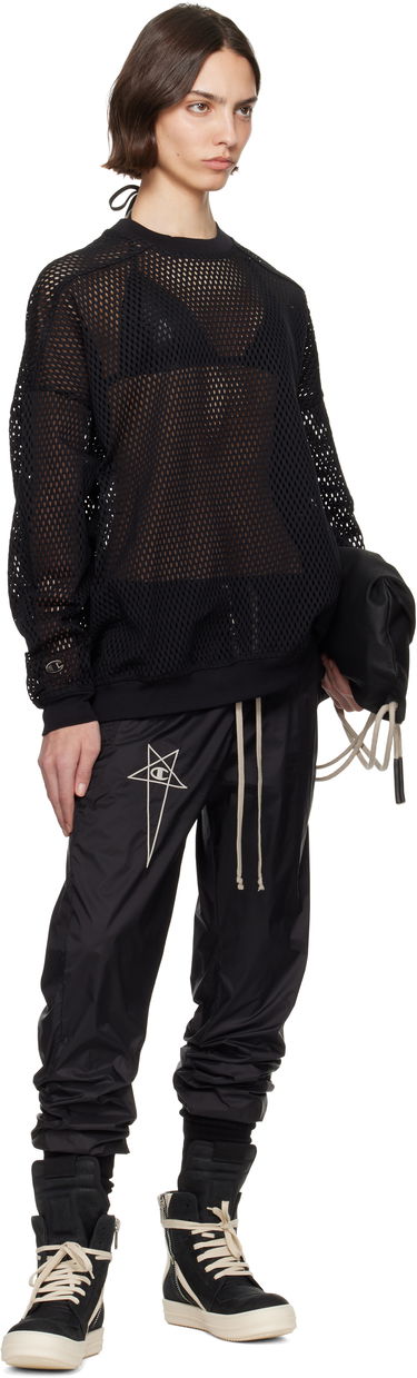 Cветр Rick Owens Rick Owens Champion Edition Jumbo Mesh Sweatshirt чорний | CW01E1670 CHONET, 3