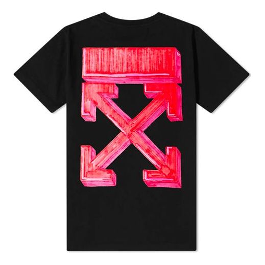 Футболка Off-White Off-White Slim Marker T-Shirt чорний | OMAA027E20JER0051025