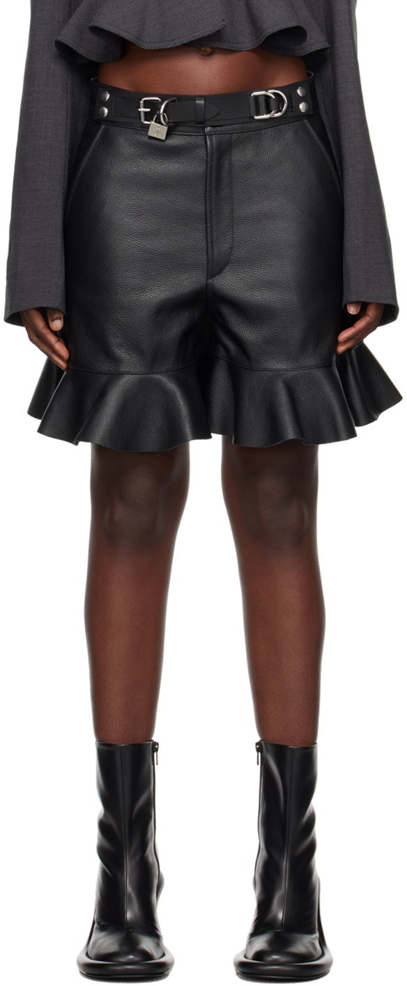 Шорти JW Anderson Black Padlock Shorts чорний | LR0003-LT0059
