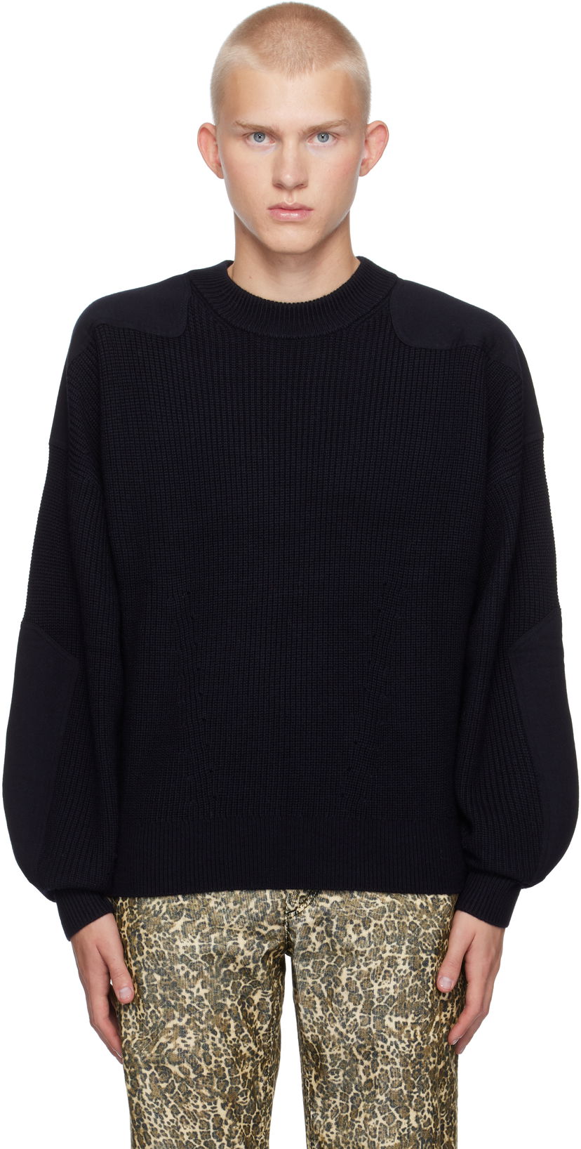 Cветр ISABEL MARANT Isabel Marant Bartolo Knit Sweater чорний | PU0539HA-B3L05H
